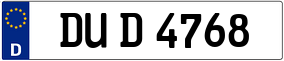 Truck License Plate